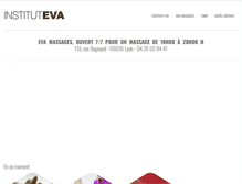 Tablet Screenshot of eva-massage-chinois-lyon.com